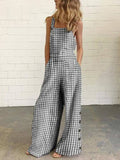 Prettyswomen Polka Dot Print Backless Jumpsuit