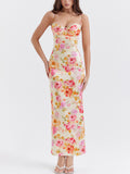 Prettyswomen Printed Sexy Maxi Dress