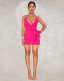 Prettyswomen Sexy Deep V Plunge neck Romper