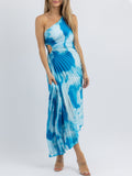 Prettyswomen Surf Blue Midi Dress