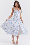 Prettyswomen CARMEN PRINT BUSTIER SUNDRESS