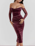 Prettyswomen Strapless Midi Dress