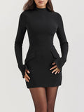 Prettyswomen Black Mini Dress