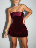 Prettyswomen Fold Over Ultra Mini Dress