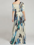 Prettyswomen Lolita Swing Skirt Print Maxi Dress