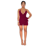 Prettyswomen Sexy Deep V Plunge neck Romper