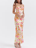 Prettyswomen Printed Sexy Maxi Dress