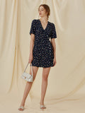 Prettyswomen- Daisy Promises Floral Wrap Dress