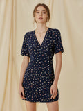 Prettyswomen- Daisy Promises Floral Wrap Dress