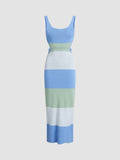 Prettyswomen- Coastal Air Open Back Long Dress