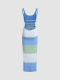 Prettyswomen- Coastal Air Open Back Long Dress