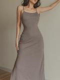 Prettyswomen- Strap Bodycon Long Dress