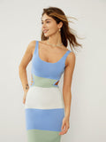 Prettyswomen- Coastal Air Open Back Long Dress