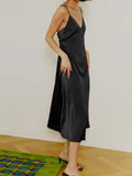 Prettyswomen- Open Back Satin Long Dress