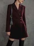 Prettyswomen- First Choice Blazer Long Sleeve Short Dress