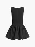 Prettyswomen- Low Cut Square Neck Short Dress