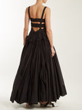 Prettyswomen- Shirred Pleated Cami Long Dress