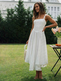 Prettyswomen- Romantic Cotton Long Cami Dress