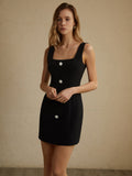 Prettyswomen- Button Short Cami Dress