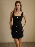 Prettyswomen- Button Short Cami Dress