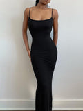 Prettyswomen- Casual Jersey Cami Long Dress