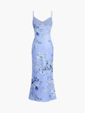 Prettyswomen- Floral Print Cami Long Dress