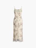 Prettyswomen- Roses Paradise Floral Cami Long Dress