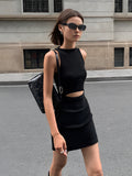 Prettyswomen- Beloved Cutout Waist Short Dress