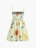 Prettyswomen- Vintage Print Balloon Dress