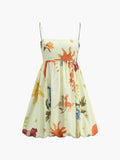 Prettyswomen- Vintage Print Balloon Dress