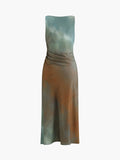 Prettyswomen- Tie Dye Sleeveless Long Dress