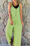 Prettyswomen Button Straps Solid Jumpsuits