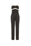 Prettyswomen Contrast Spaghetti Straps Jumpsuits