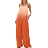 Prettyswomen Summer Women Clothing Casual Loose Sleeveless High Waist Jumpsuit