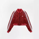 90s streetwear High-Grade Style Retro Baseball Uniform Coat for Women 2024 New Fashion Loose Coat