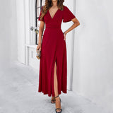 Prettyswomen Temperament Slim V-Neck Dresses