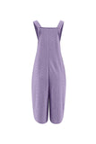 Prettyswomen Pocket Eyelet Cami Capri Jumpsuits