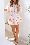 Prettyswomen Printed Button-down Rompers