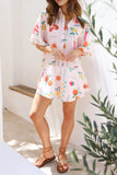 Prettyswomen Printed Button-down Rompers