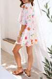 Prettyswomen Printed Button-down Rompers