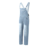 Prettyswomen-Women'S Pants For Work Casual Ladies' Casual Slacks With Loose Denim Straps Women Short Pants Jumpsuits