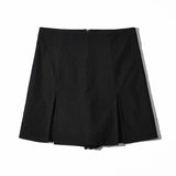 Prettyswomen Sexy Split Shorts Skirt Women's Office Ladies Suit Skirt Summer New Black Mini A-line Pants Skirt High Waist Wide Leg Shorts