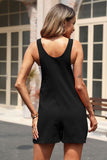 Prettyswomen Single-breasted Sleeveless Rompers