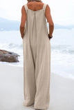 Prettyswomen Sleeveless Button-down Jumpsuits