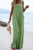 Prettyswomen Sleeveless Button-down Jumpsuits