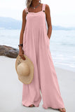 Prettyswomen Sleeveless Button-down Jumpsuits