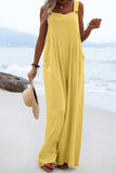 Prettyswomen Sleeveless Button-down Jumpsuits