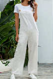 Prettyswomen Solid Color Sleeveless Long Pants Jumpsuits