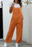 Prettyswomen Solid Color Sleeveless Long Pants Jumpsuits