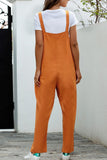 Prettyswomen Solid Color Sleeveless Long Pants Jumpsuits